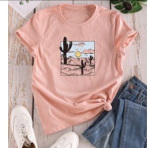 Pink Cactus Tee